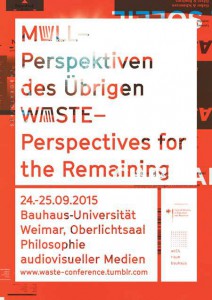 24. - 25. September 2015/ WEIMAR, Bauhaus-Universität